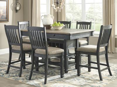 Ashley Furniture Tyler Creek RECT Dining Room Counter Table D736-32 Black/Gray
