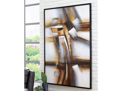 Ashley Furniture Trenick Wall Art A8000318 Gray/Brown/Black